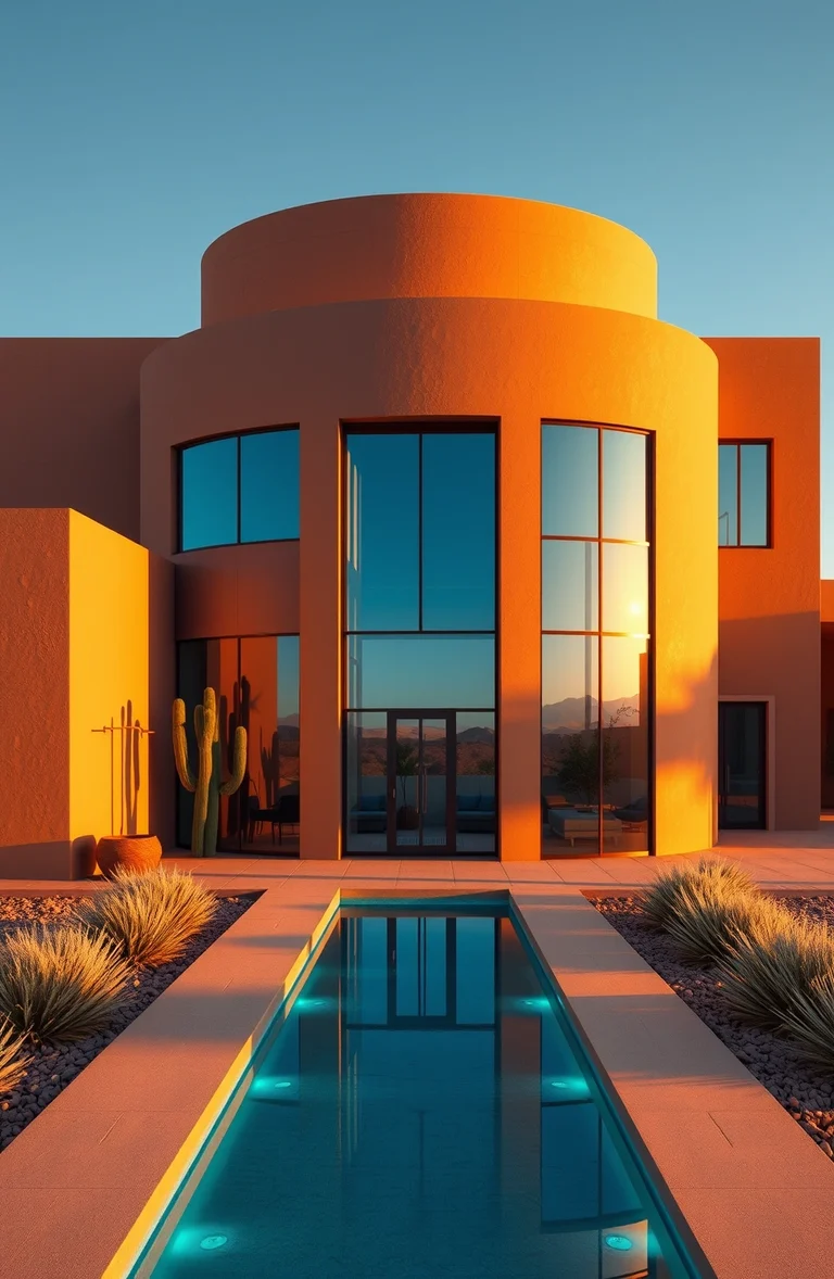 Fast-lane modern desert villa concept